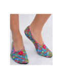 Chaussons tissu de voyage Les Petits Caprices Cafiosa vif