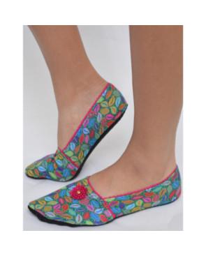 Chaussons tissu de voyage Les Petits Caprices Cafiosa vif