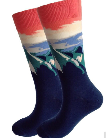 Chaussettes La montagne de Cezanne, art socks
