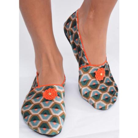 Chaussons Velours Les Petits Caprices BEE