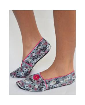  Chausson-velours-imprimé-les-petits-caprices-bianca-pink-avant