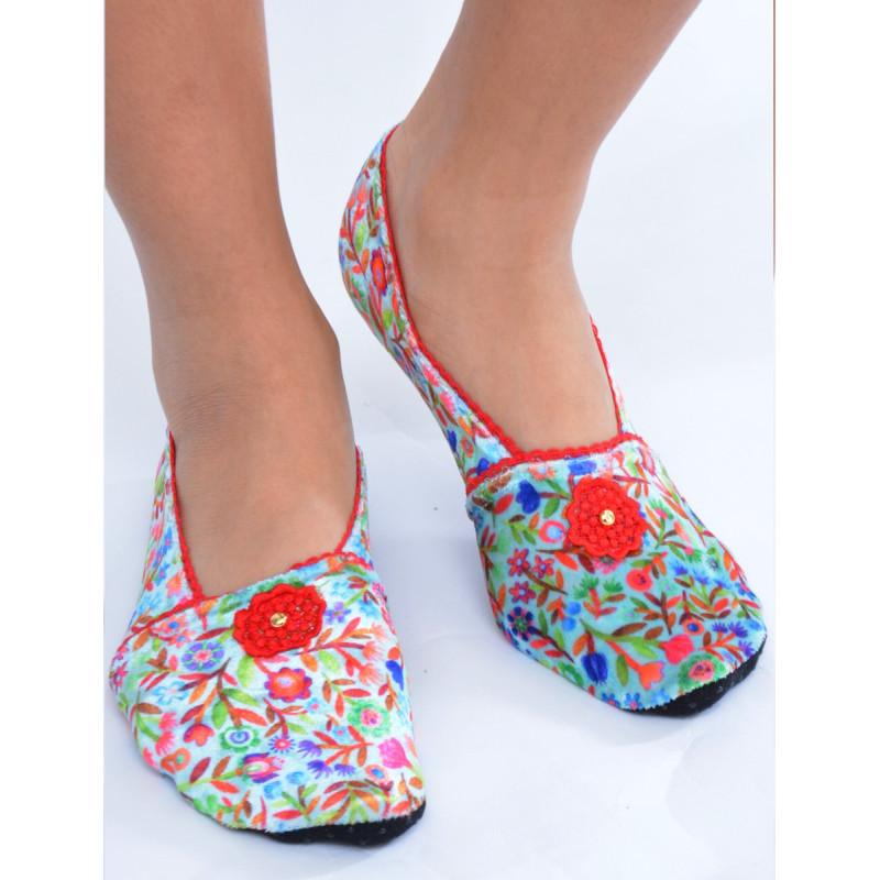 Chaussons Velours Les Petits Caprices Happy Flo