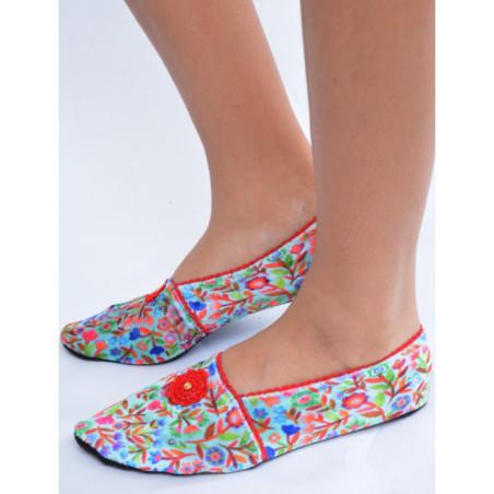 Chaussons Velours Les Petits Caprices Happy Flo