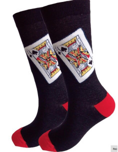 Chaussettes roi de pique