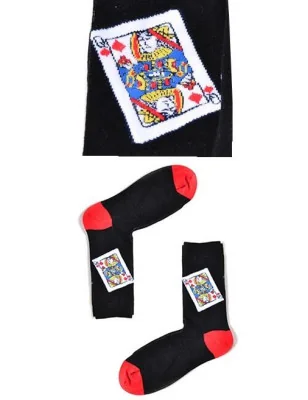Coffret de chaussettes de cartes à jouer