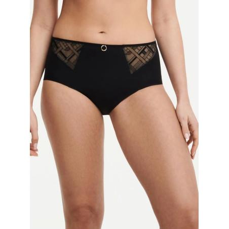 culotte-Chantelle-C21S80-taille-haute-noir-av