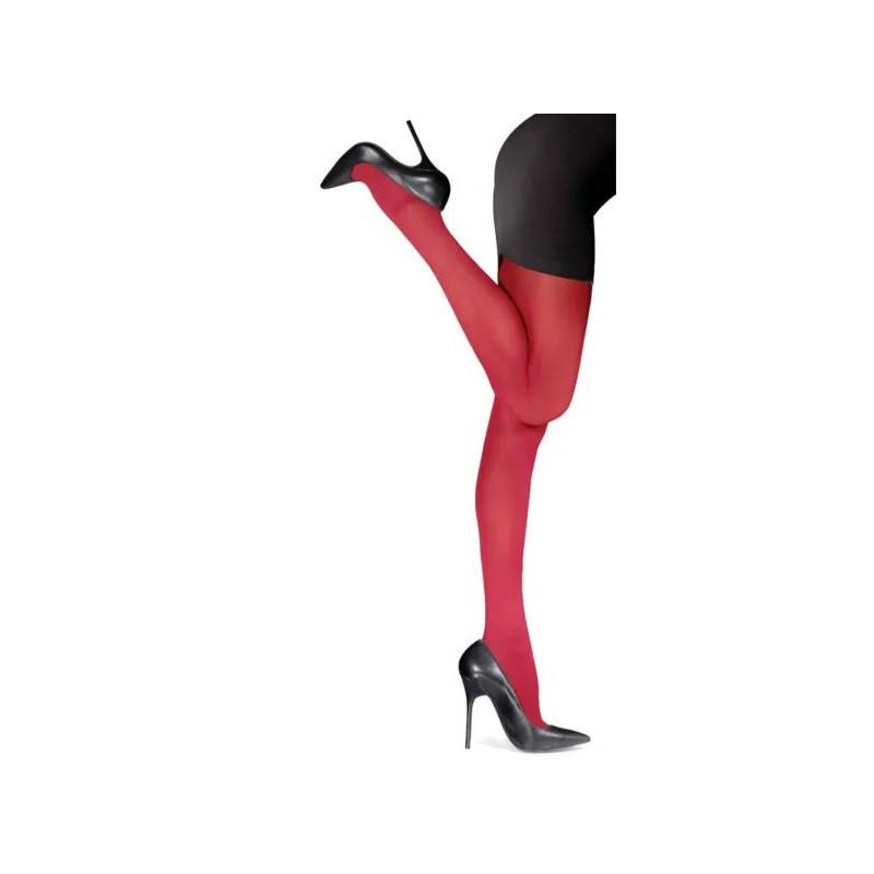 Collant microfibre 60 Opaque Rouge