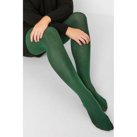 Collant microfibre 60 Opaque Vert Forêt