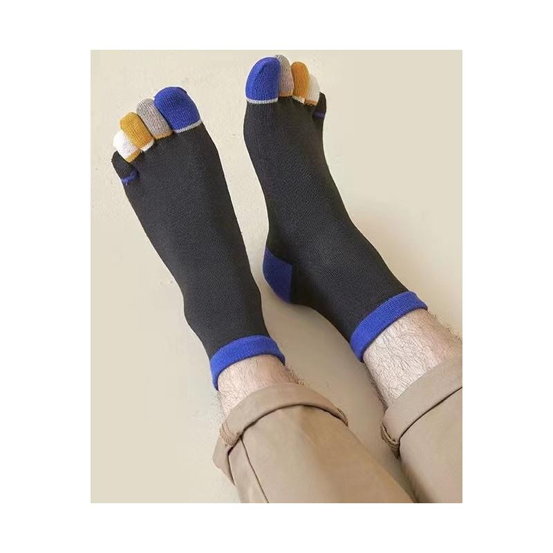 Chaussettes Unis 5 Doigts de couleurs
