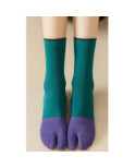 Chaussettes Tabis Coton Bicolore