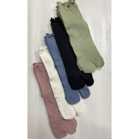 Chaussettes Tabis Coton Sans bord Comprimant