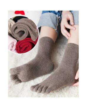 chaussette-5-doigts-LEs-petits-caprices-laine-et-coton-taupe