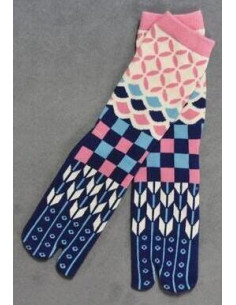 Chaussettes Tabi Patchwork Psychédélique