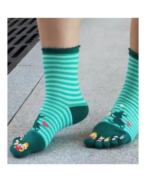 Chaussettes 5 Doigts Lapins rendez vous amoureux