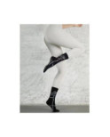 Chaussettes 5 Doigts Yoga Anti Gliss Noires Fleuries