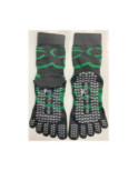 Chaussettes 5 Doigts Yoga Tropicale Tribale anti glisse