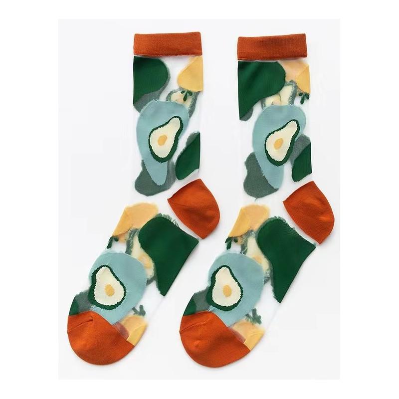 Chaussettes Crystal composition avocats