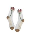 Chaussettes Crystal jolies Tulipes