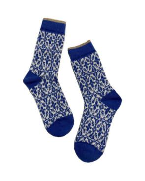 Chaussettes-Le-Bourget-coton-alpaga-norvégien-bleu-2