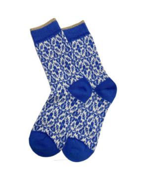 Chaussettes Coton Alpaga Le Bourget Bleu nordique