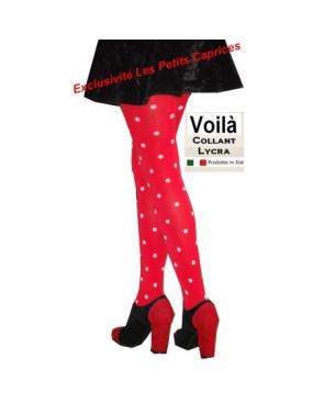 Collant à Pois rigolos Bicolore