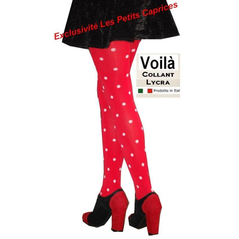 Collant à Pois rigolos Bicolore
