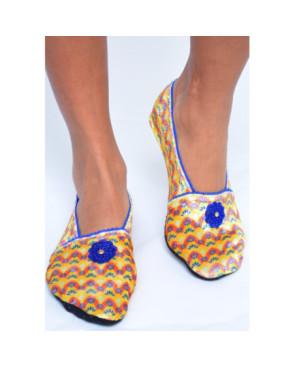 Chaussons-velours-imprimé-les-petits-caprices-murano-dark-bleu