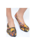 Chaussons velours Les Petits Caprices Papavero