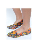 Chaussons velours Les Petits Caprices Papavero
