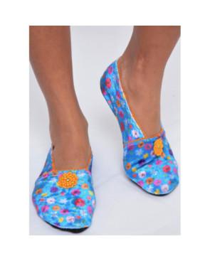  Chaussons-velours-imprimé-les-petits-caprices-Pretty-pop--avant-yellow