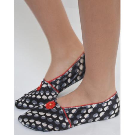 Chaussons velours Les Petits Caprices Pum Pum
