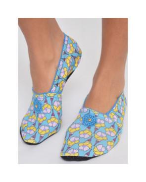 Chaussons-light-imprimé-les-petits-caprices-fifi-bleu-vintage
