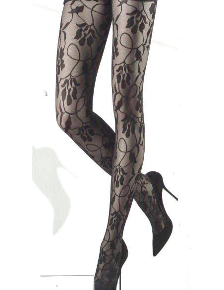 Collant fleurs exquises Emilio Cavallini