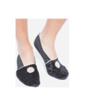 Chausson  Velours Floral Anti dérapant Les Petits Caprices
