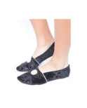 Chausson  Velours Floral Anti dérapant Les Petits Caprices