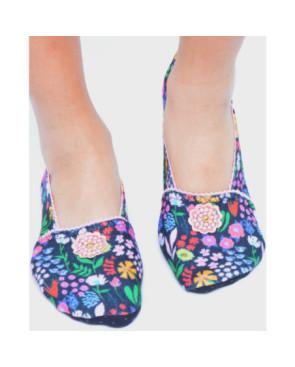 Chausson de Voyage Hamorina Fleuri  Caprices Rose Poudre