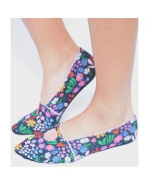 Chaussons de Voyage Tissu Harmonia Fleuris Caprices