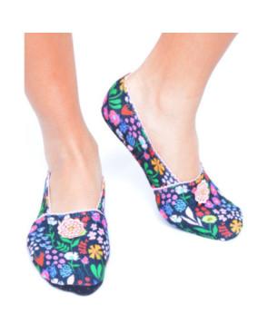 Chausson de Voyage Hamorina Fleuri  Caprices Rose Poudre