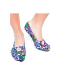 Chaussons de Voyage Tissu Harmonia Fleuris Caprices