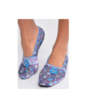 Chaussons Velours Les Petits Caprices Catou Bleu