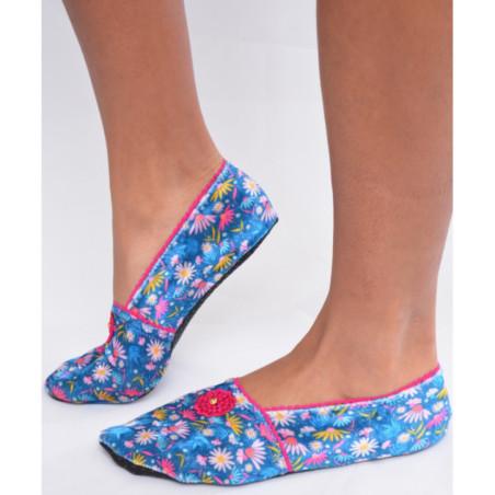 Chaussons de voyage  Les Petits Caprices Follies roses