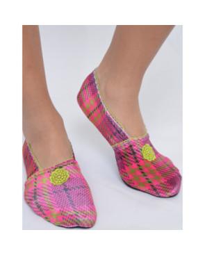 Chaussons-velours-imprimé-les-petits-caprices-harrowsquare-green-salad