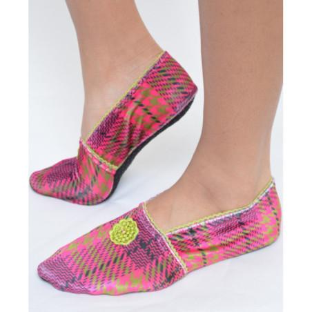 Chaussons de voyage ludique  Les Petits Caprices Harrowsquare vert