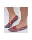 Chaussons de voyage tissus Les Petits Caprices Papavero Rouge