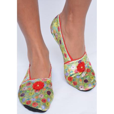 Chaussons de voyage  Les Petits Caprices Pretty Pop Rouge