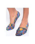 Chaussons Tissu imprimé Les Petits Caprices Hortense jaune