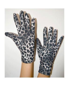 Gants imprimé Léopard noir Caprices Ixli