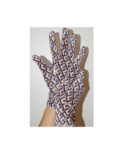 Gants Ixli  cubes violet happy Psychédéliques Caprices
