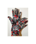 Gants Ixli Lavinia Noir imprimé Bouquets Caprices