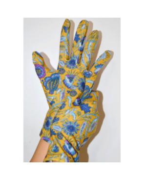Gants Ixli lucinda Fleuris Moutarde